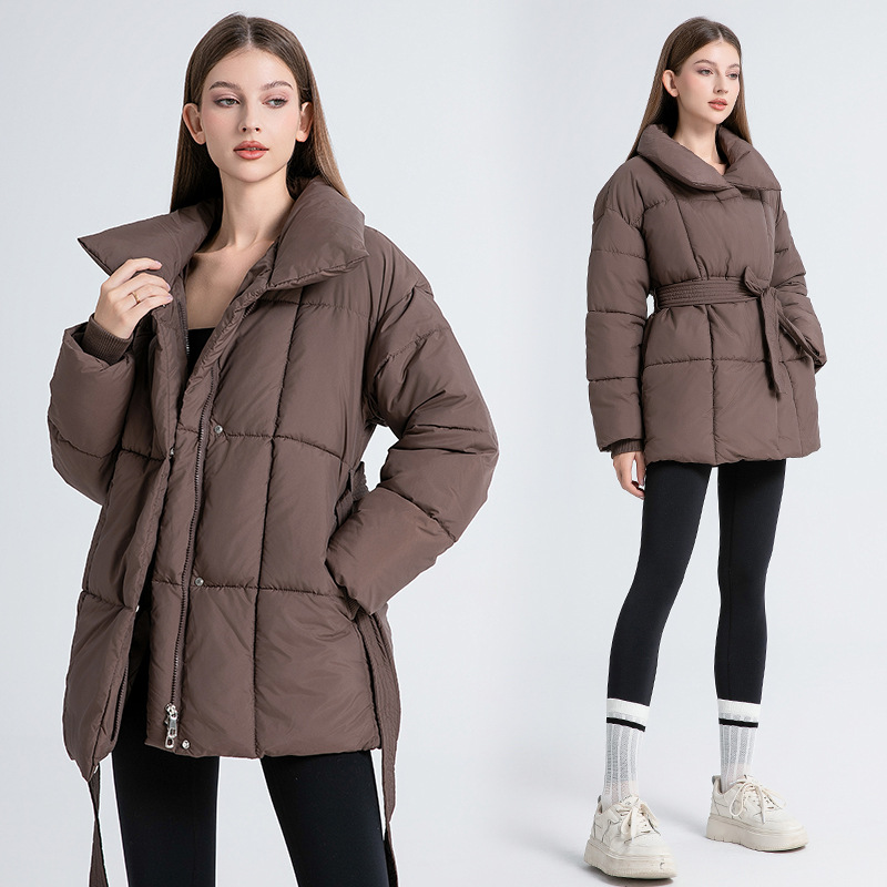 Women’s Puffer Jacket – Warm Casual Winter Quilted Coat