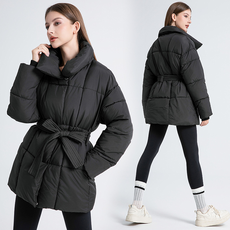 Women’s Puffer Jacket – Warm Casual Winter Quilted Coat