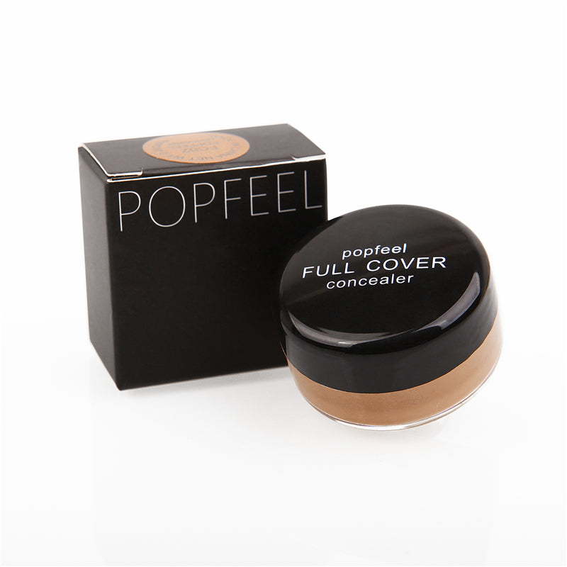 POPFEEL 5-Color Concealer Foundation Cream – Multi-Shade Face Makeup Palette