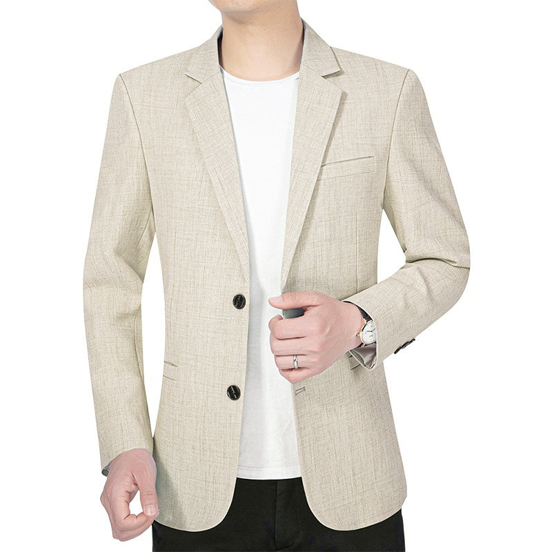 Men’s Lightweight Business Casual Blazer – Slim Fit Spring & Fall Jacket, M–4XL
