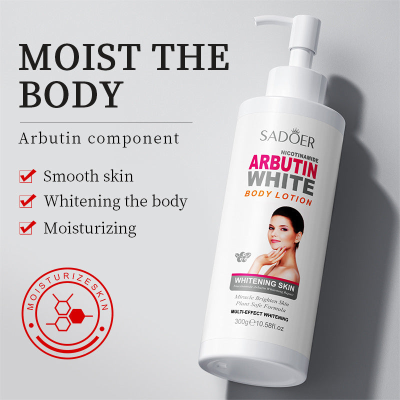 Nicotinamide & Arbutin Brightening Body Lotion – Hydrating Skin Care 300g