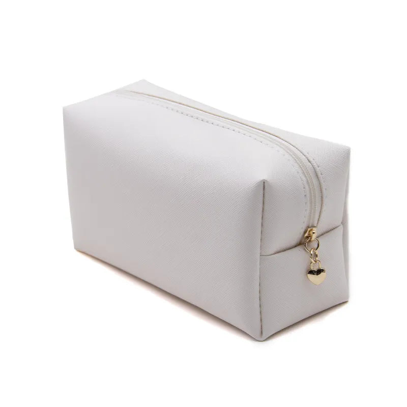 PU Leather Cosmetic Bag – Large Capacity Waterproof Travel Organizer