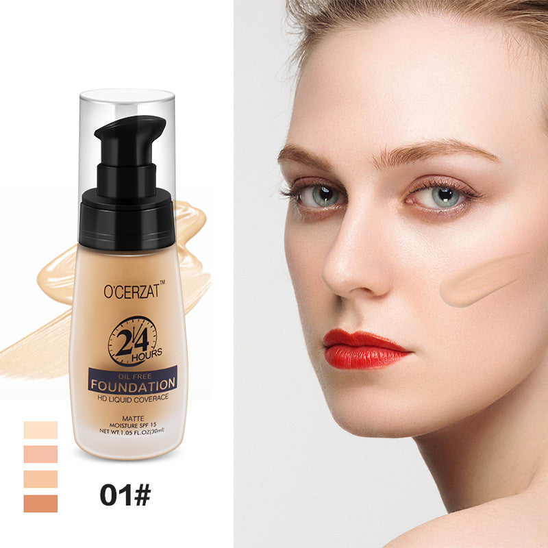 Long-Lasting Oil Control Moisturizing Concealer Foundation – Smooth Face Makeup