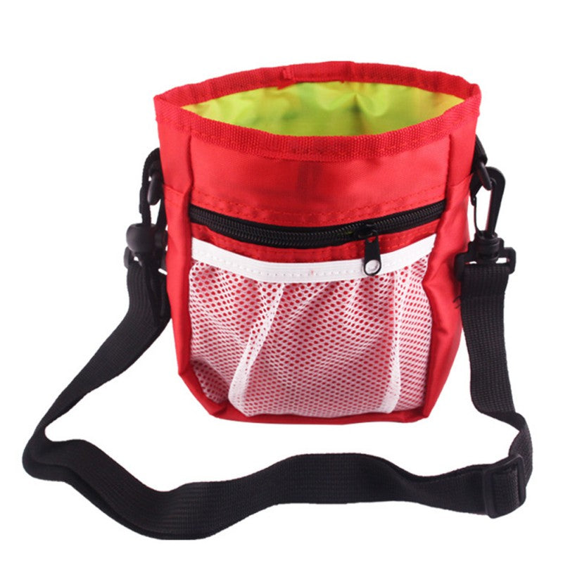 Portable Dog Training Treat Bag – Oxford Waist Pouch with Multiple Storage Pockets