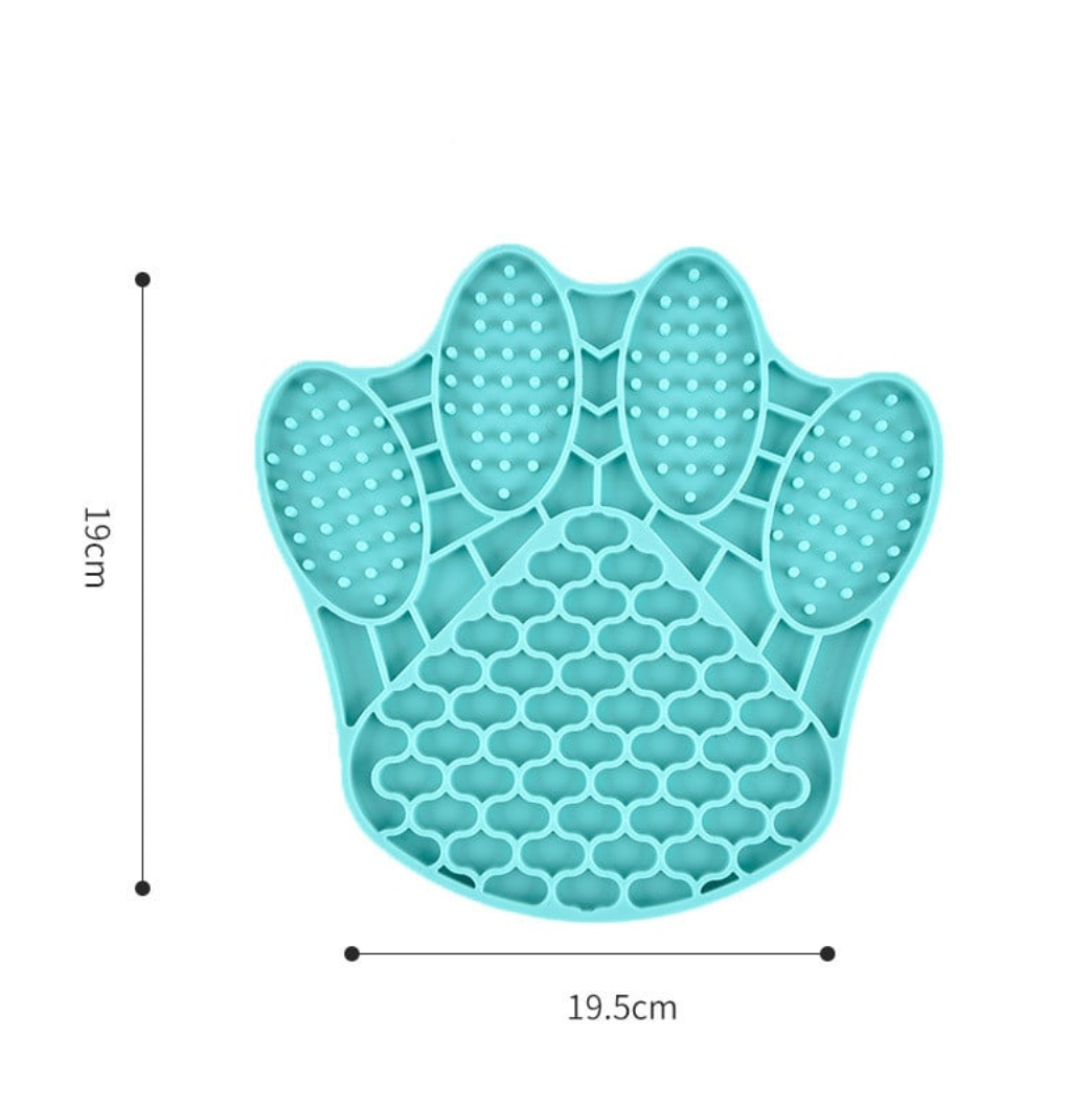 Silicone Dog Licking Mat – Slow Feeding & Interactive Pet Feeding Mat for Dogs & Cats, 20 × 20 cm