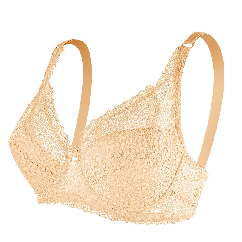 Plus Size Lace Underwire Bra for Women – Full Coverage Supportive Lingerie