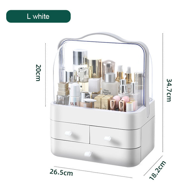 Portable Cosmetic Storage Box – Makeup, Skincare & Beauty Organizer