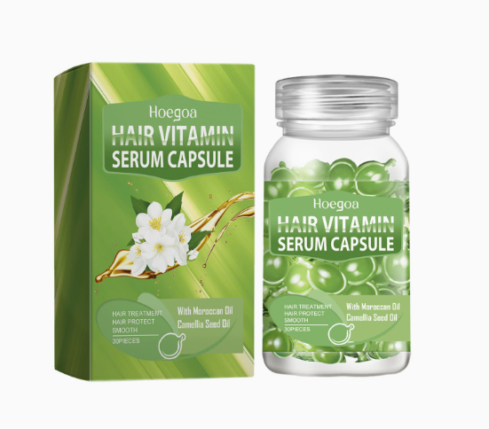 Hair Repair Capsules – Smoothing, Shine & Frizz Control Treatment for All Hair Types