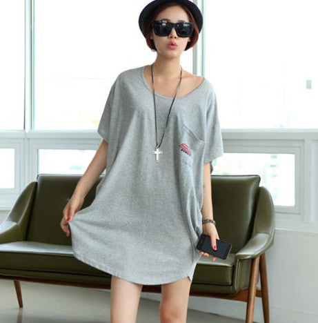 Plus Size Loose-Fit Short Sleeve T-Shirt for Women