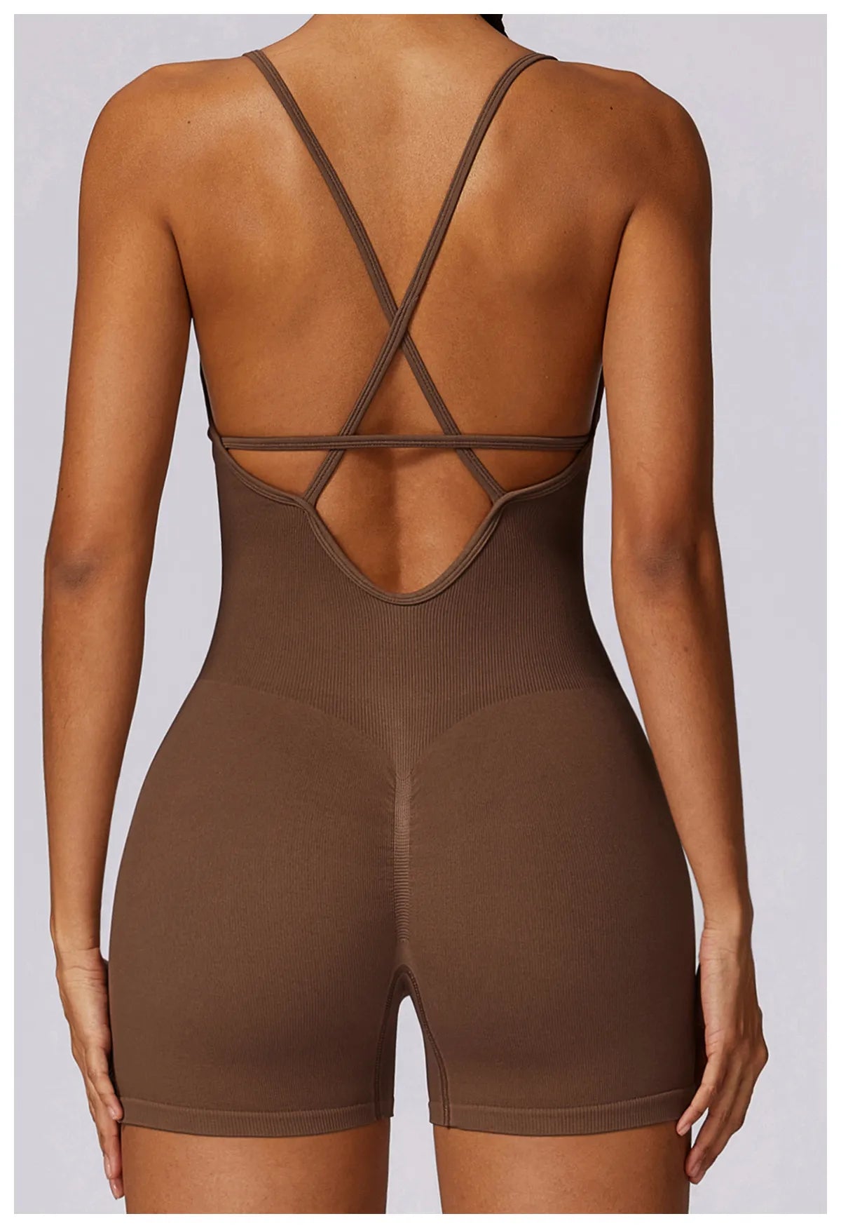 Fitness Seamless Beauty Back Yoga Jumpsuit for Women
