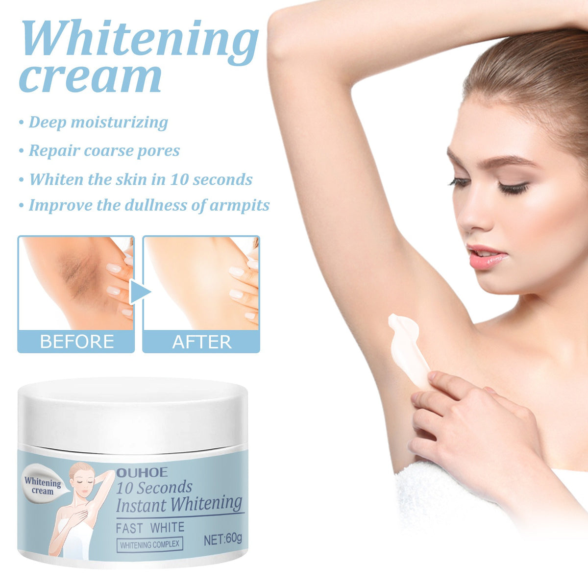 Underarm Brightening & Moisturizing Cream – Gentle Care for Sensitive Areas