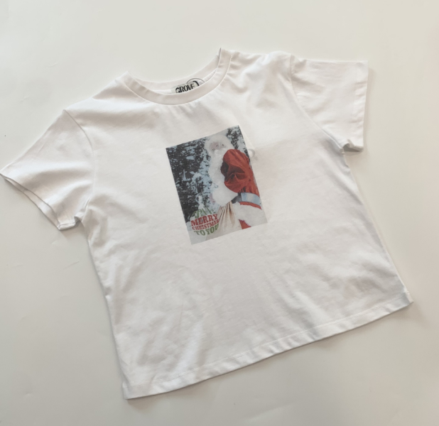 Christmas Tree Print T-Shirt for Women (Autumn/Winter)