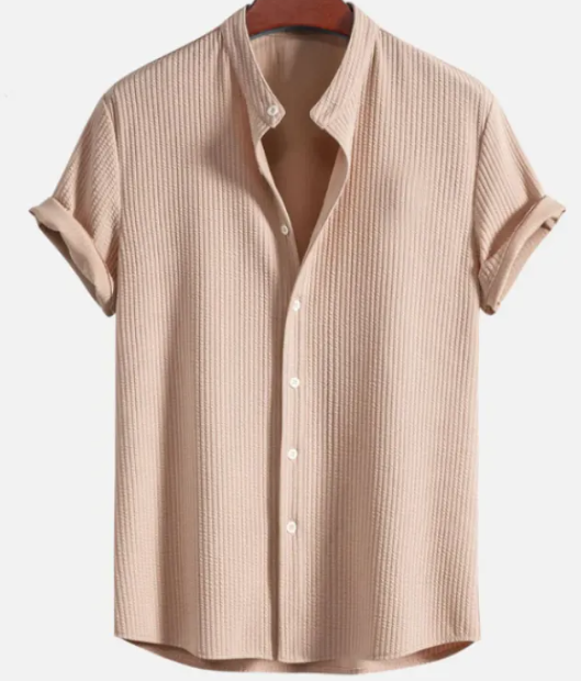 BreezeFit Men’s Loose Short Sleeve Summer Shirt – Lightweight Relaxed Fit Casual Shirt, S–4XL