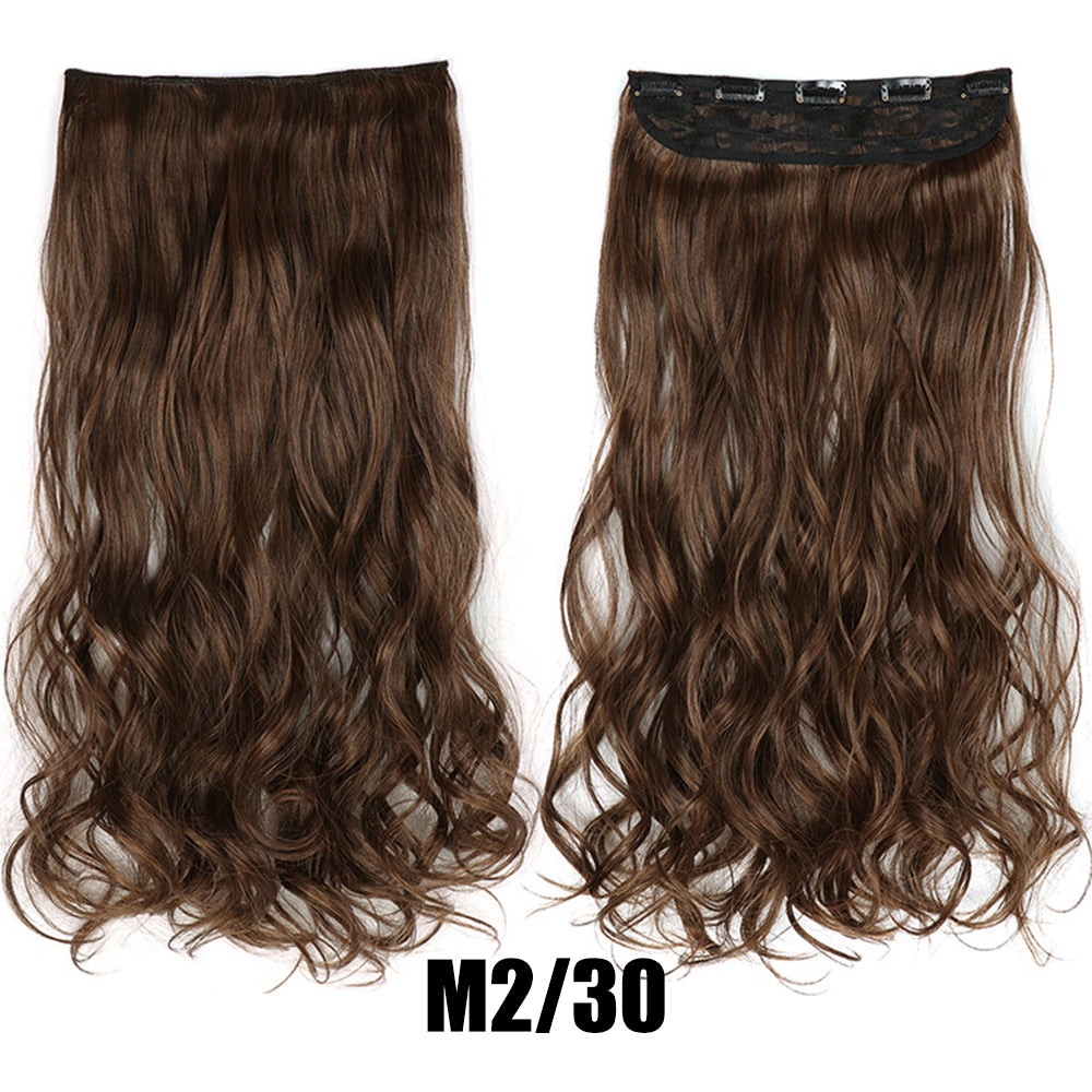 56cm Big Wavy Long Curly Hair Extensions for Women – Lightweight Natural-Look Synthetic Hair