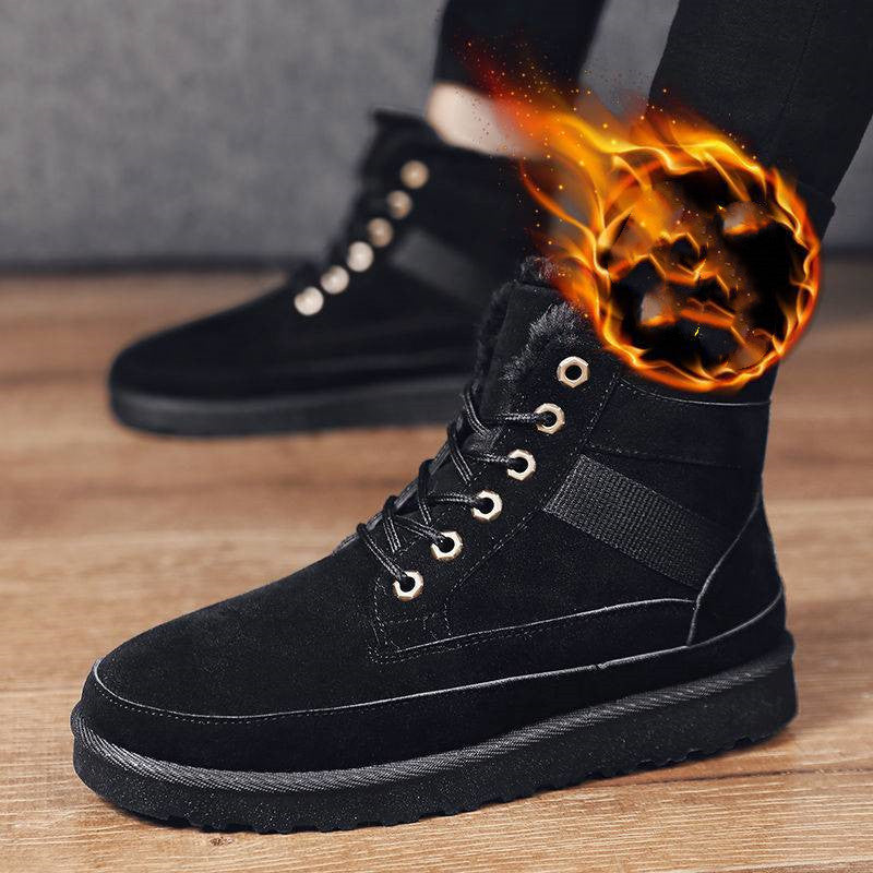 Thickened Warm Rhubarb Fur Snow Boots