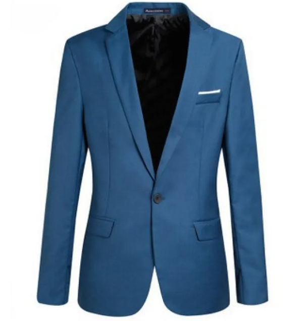 Men’s Tailored Slim-Fit Cotton Casual Blazer – Smart Casual Jacket, S–6XL