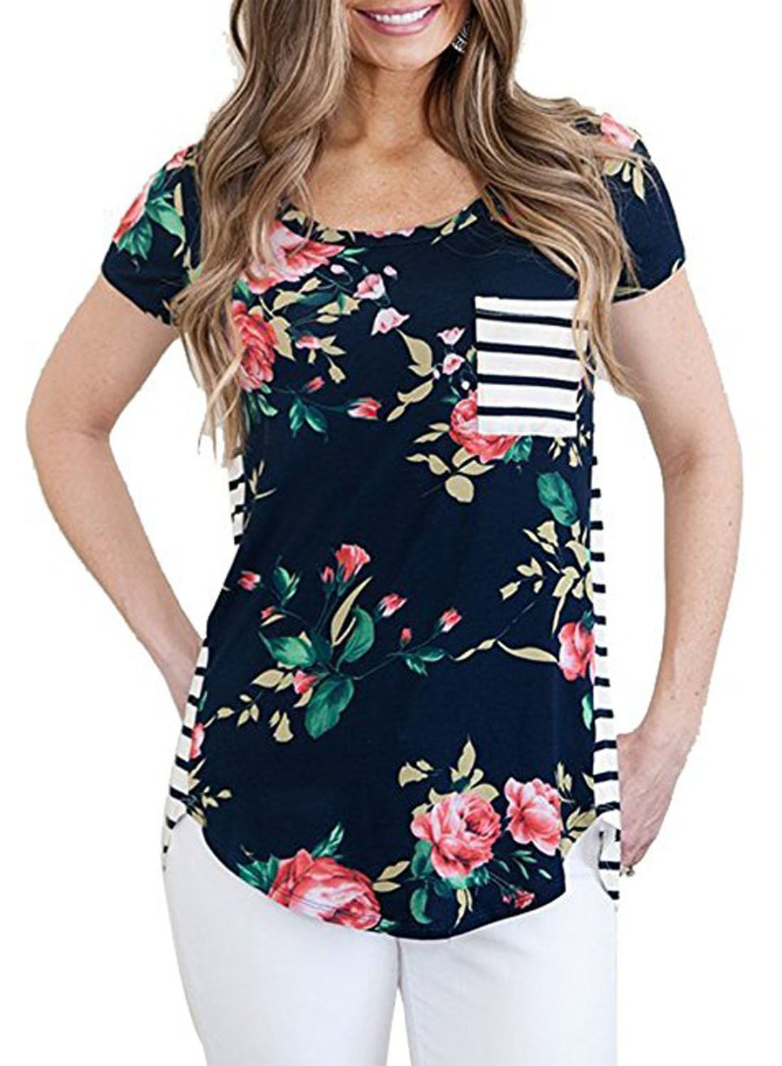 Women’s Summer Maternity Nursing Top – Breastfeeding Casual Shirt