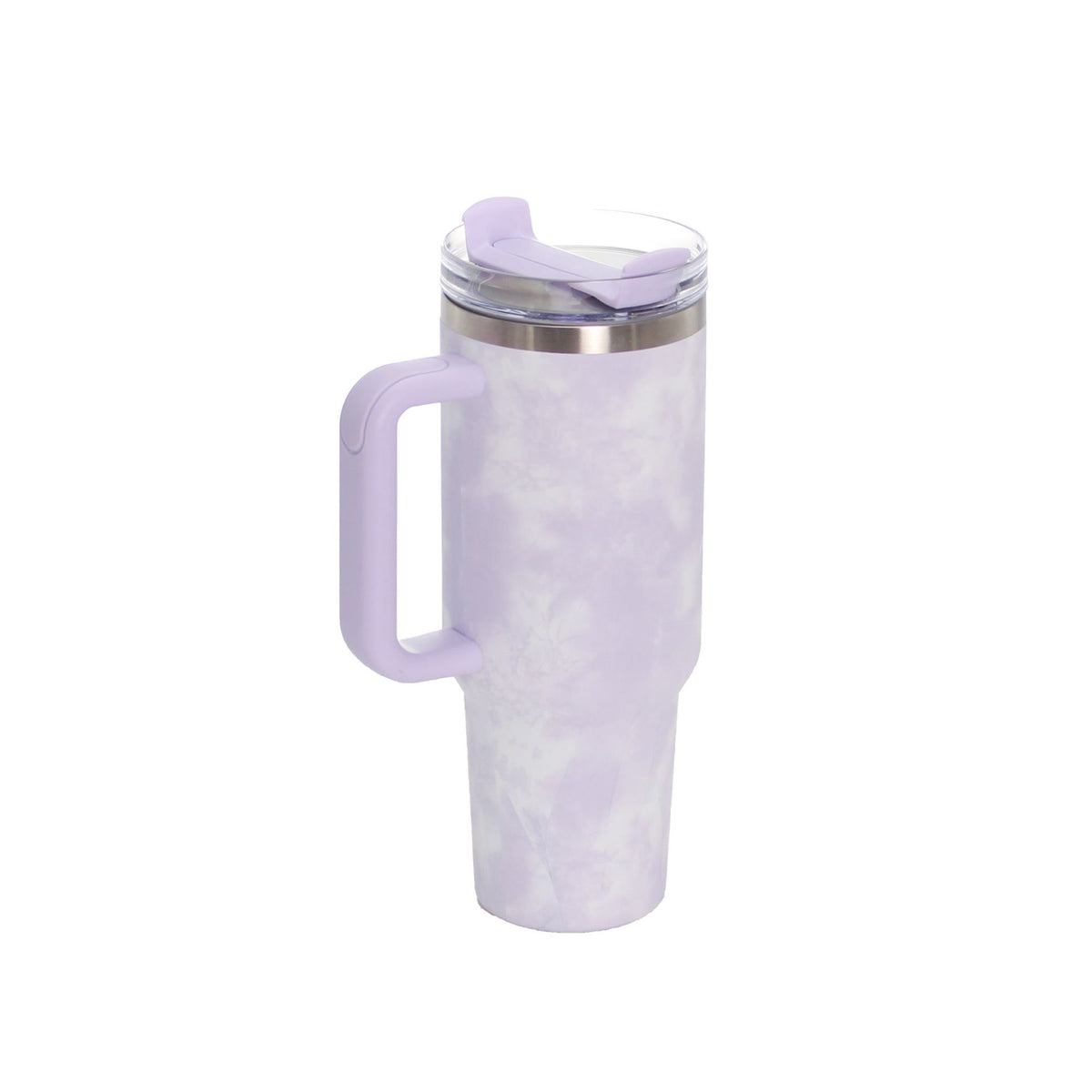 40oz Stainless Steel Travel Mug with Straw & Handle – Insulated 1200ML Tumbler