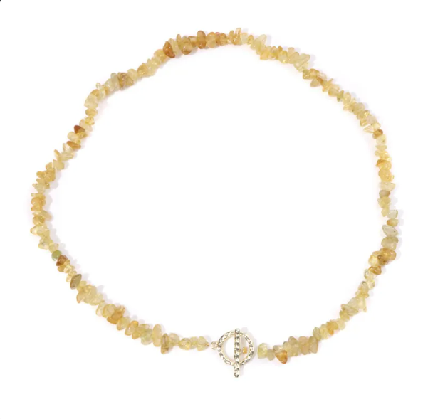 Natural Stone Bead Necklace