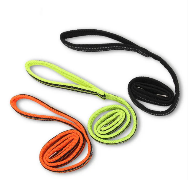 Adjustable Nylon Dog Leash – Stretchable 110CM & 200CM Pet Walking Lead