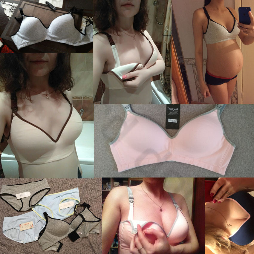 One-Piece Wireless Nursing Bra – Comfortable Maternity & Breastfeeding Bra