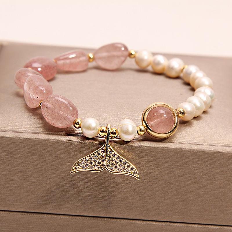 Women’s Natural Freshwater Pearl Bracelet – Elegant Classic Pearl Jewelry