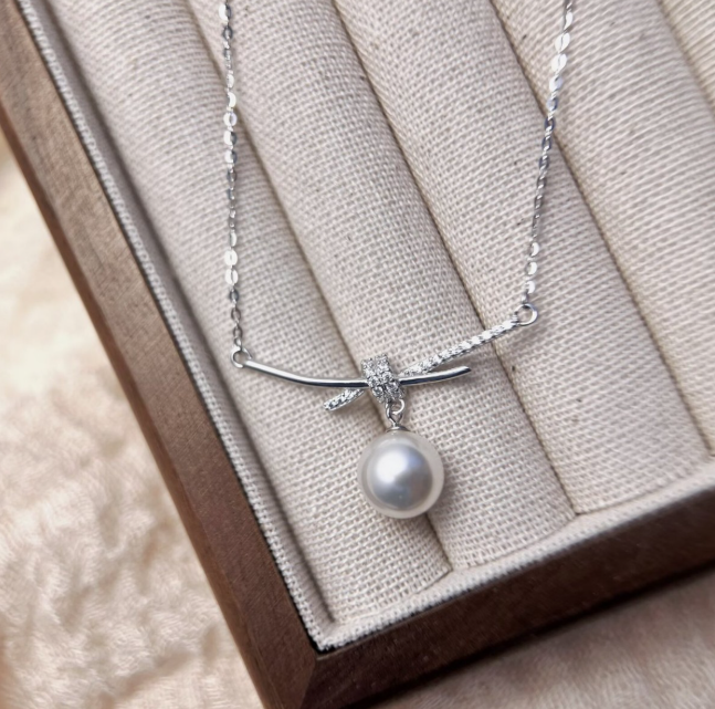 S925 Sterling Silver Pearl Necklace