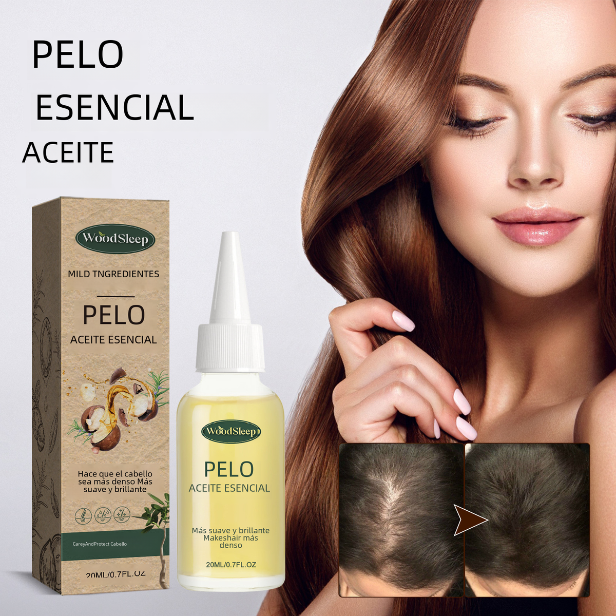Woodsleep Hair Essence – Scalp Care & Hair Repair Treatment – USA