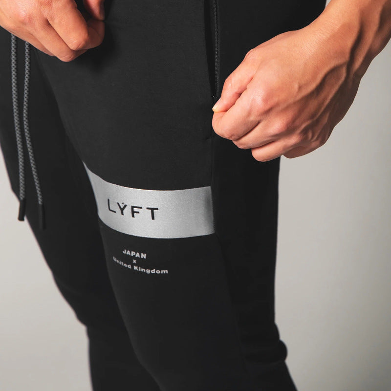 Men’s Cotton Slim-Fit Running & Training Pants – USA