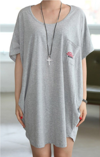 Plus Size Loose-Fit Short Sleeve T-Shirt for Women