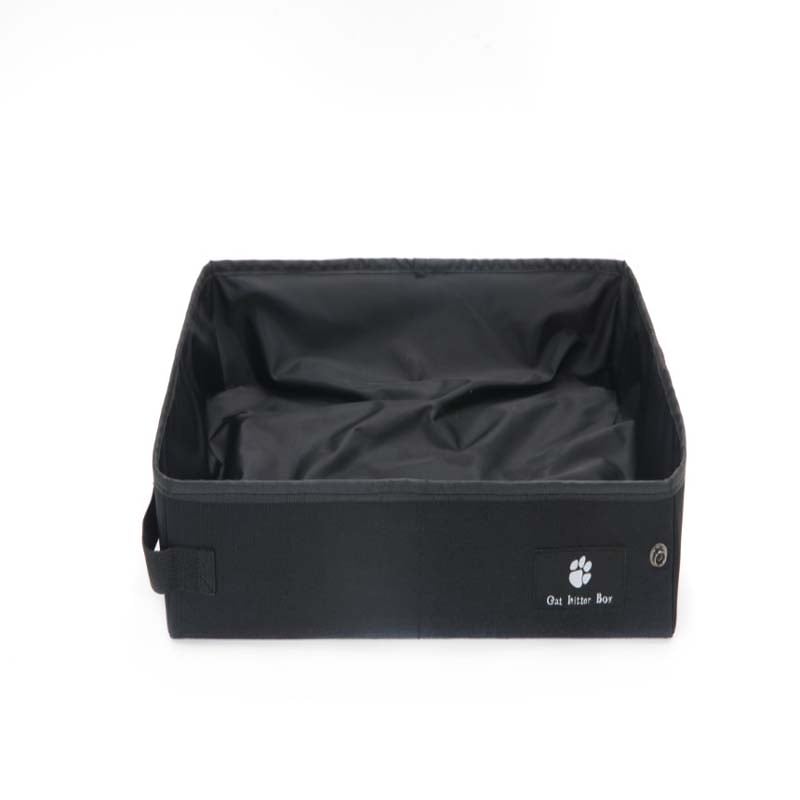 Portable Foldable Cat Litter Box – Waterproof Travel Kitty Toilet for Camping & Road Trips