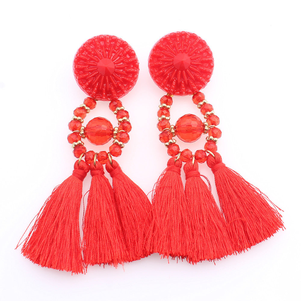 Tassel Earrings for Women – Elegant Long Dangle Statement Jewelry