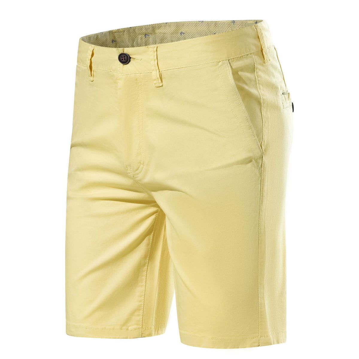 Men’s Summer Cotton Casual Shorts – Straight-Fit Mid-Rise Summer Shorts