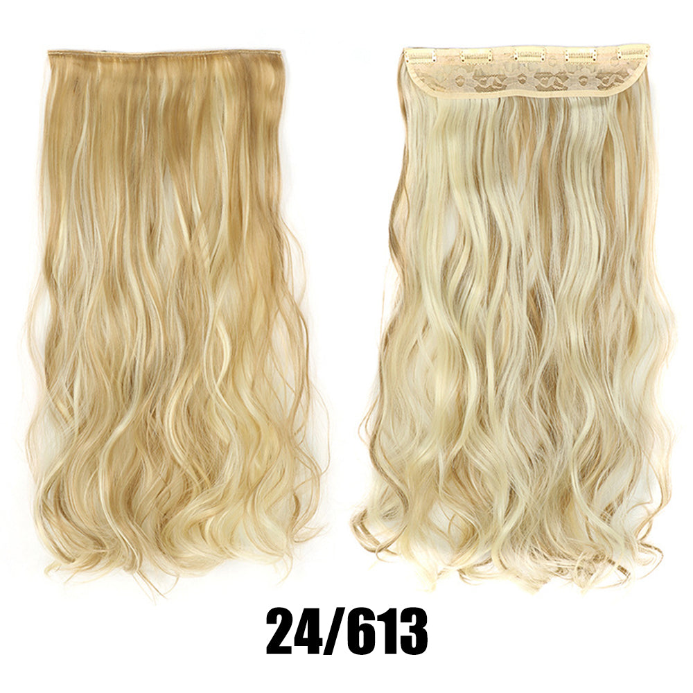 56cm Big Wavy Long Curly Hair Extensions for Women – Lightweight Natural-Look Synthetic Hair