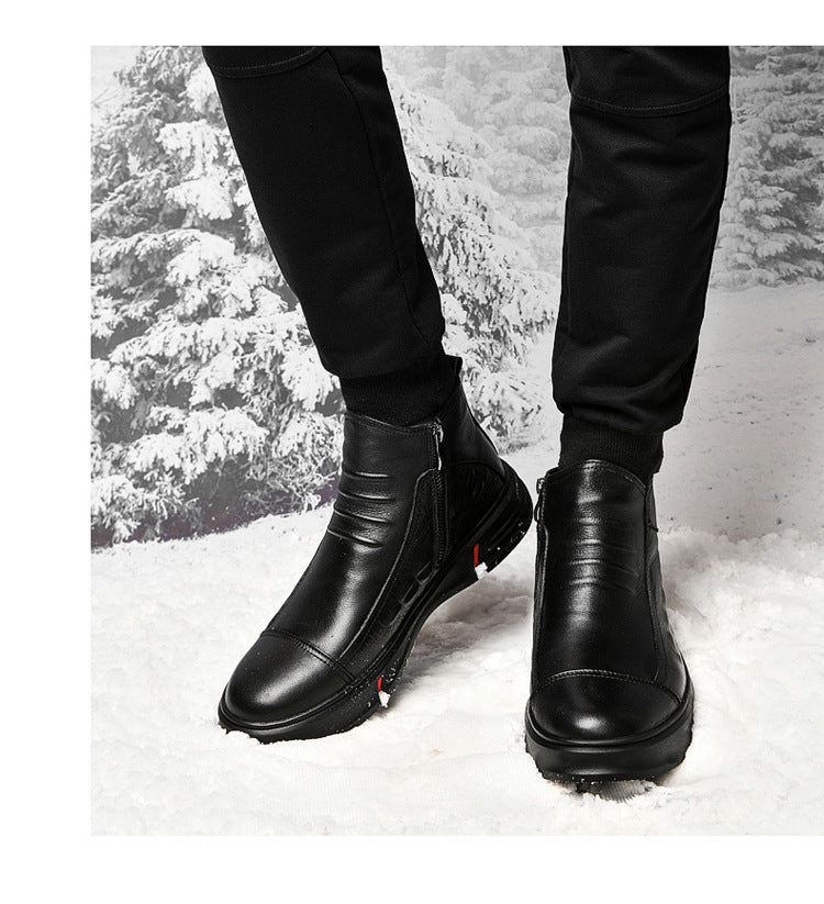 Casual Men's Leather Martin Boots