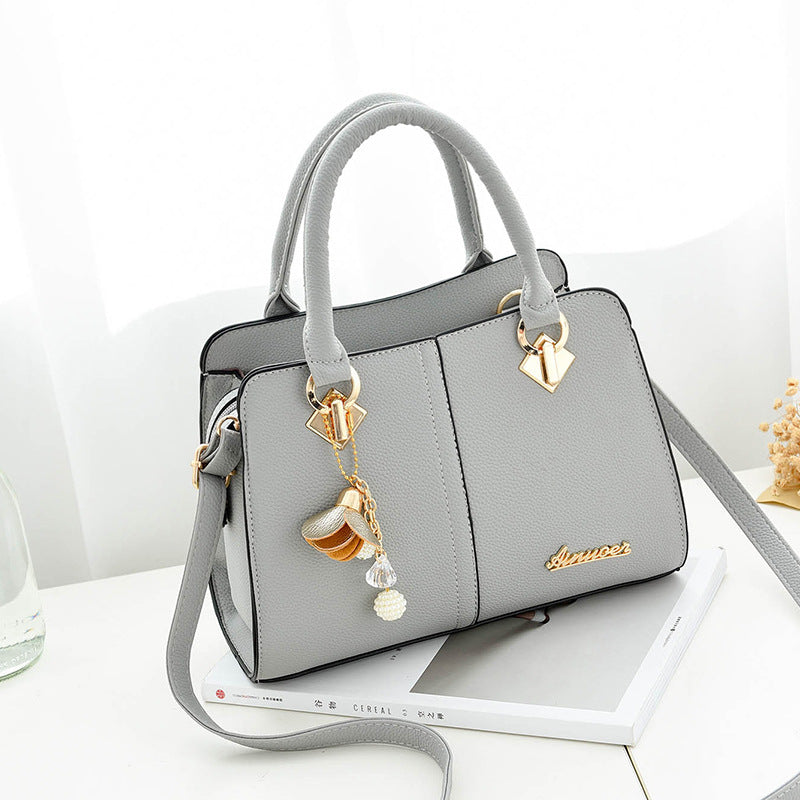Handbag & Crossbody Bag for Women – Fresh Sweet PU Motorcycle Bag with Multi-Pocket Storage