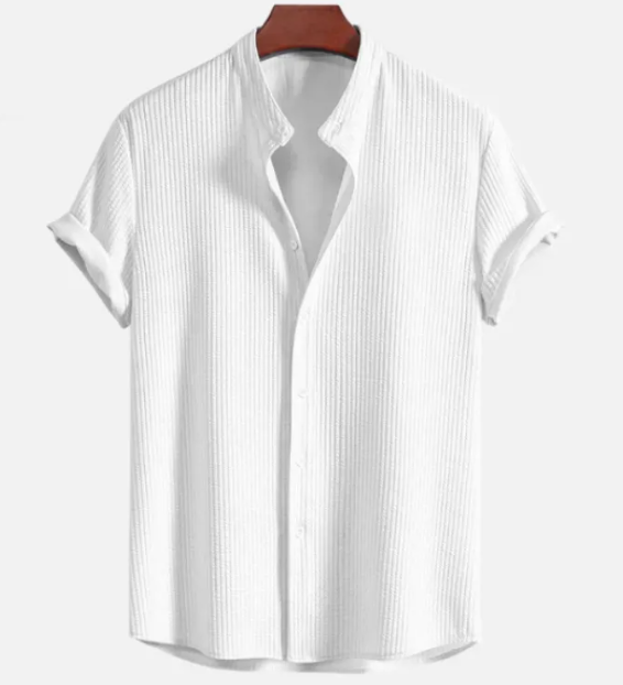 BreezeFit Men’s Loose Short Sleeve Summer Shirt – Lightweight Relaxed Fit Casual Shirt, S–4XL