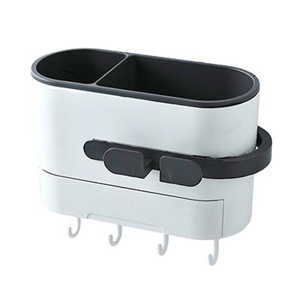 Hair Dryer Hanger – Suction Wall-Mount Bathroom Storage Shelf