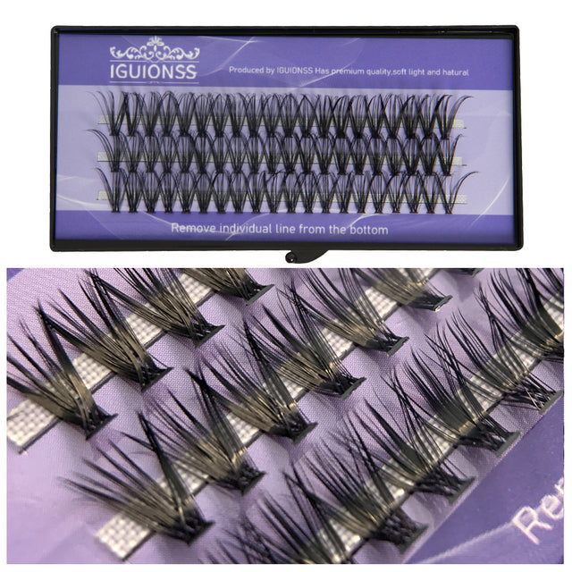 Natural Segmented Eyelash Extensions – 0.1mm B, C, D & DD Curl, 8–15mm