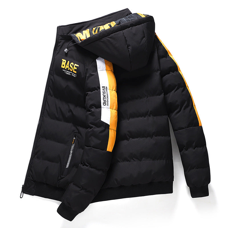 Men’s Reversible Hooded Jacket Y210 – Double-Sided Korean-Style Winter Jacket, 4 Colors, M–5XL