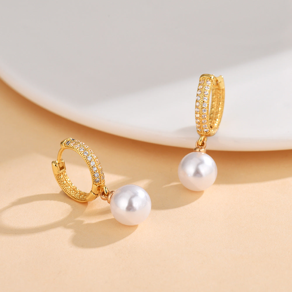 Long Pearl Earrings for Women – Elegant Dangle Statement Jewelry