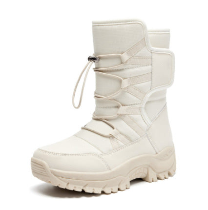 Men’s Plus-Size Winter Snow Boots – Outdoor Casual Footwear