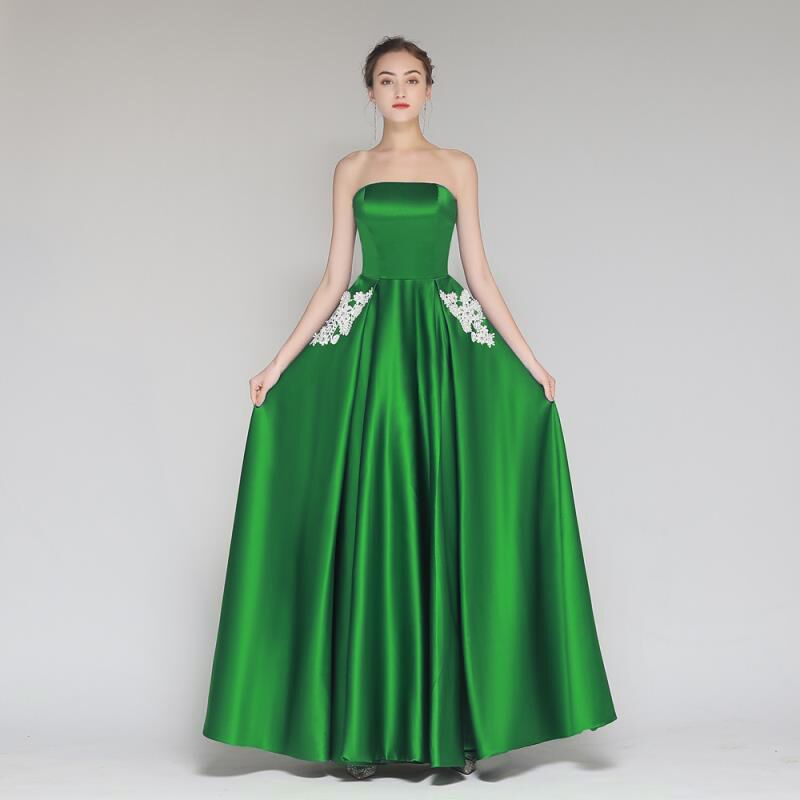 Women’s Plus Size Bridesmaid Evening Gown – Elegant Long Formal Dress S–5XL