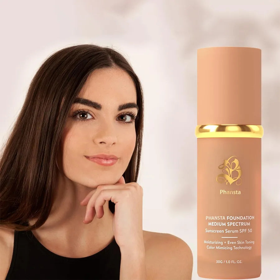 4-in-1 Foundation with SPF 50+ – Color-Changing Hydrating Makeup