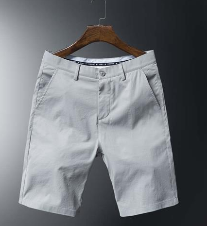 Men’s Casual Loose Cropped Pants – Elastic Waist Summer Capri Pants