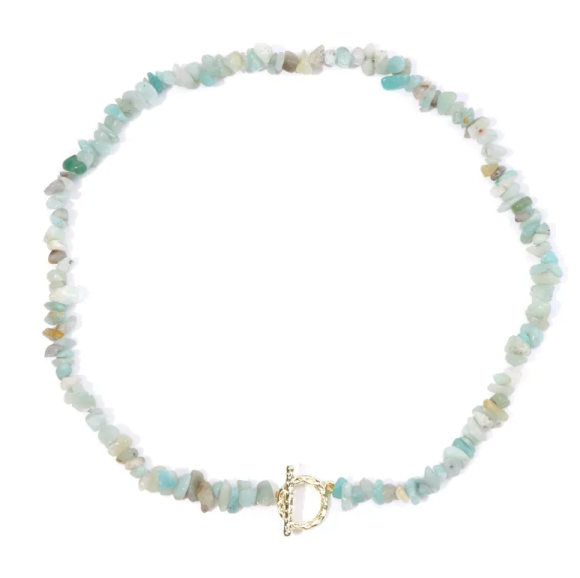 Natural Stone Bead Necklace