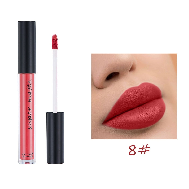 12-Color Waterproof Matte Liquid Lipstick Set