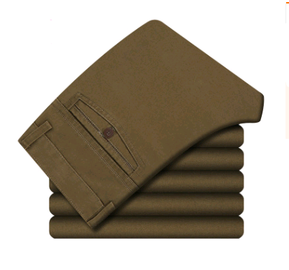 Men’s Cotton Casual Trousers – Autumn & Winter Everyday Pants