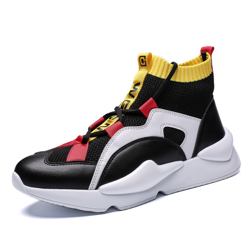 Men’s High-Top Sock Sneakers – Modern Slip-On Casual Shoes