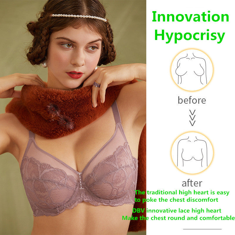 Women’s Ultra-Thin Minimizer Bra – Lightweight Full Coverage Support Bra